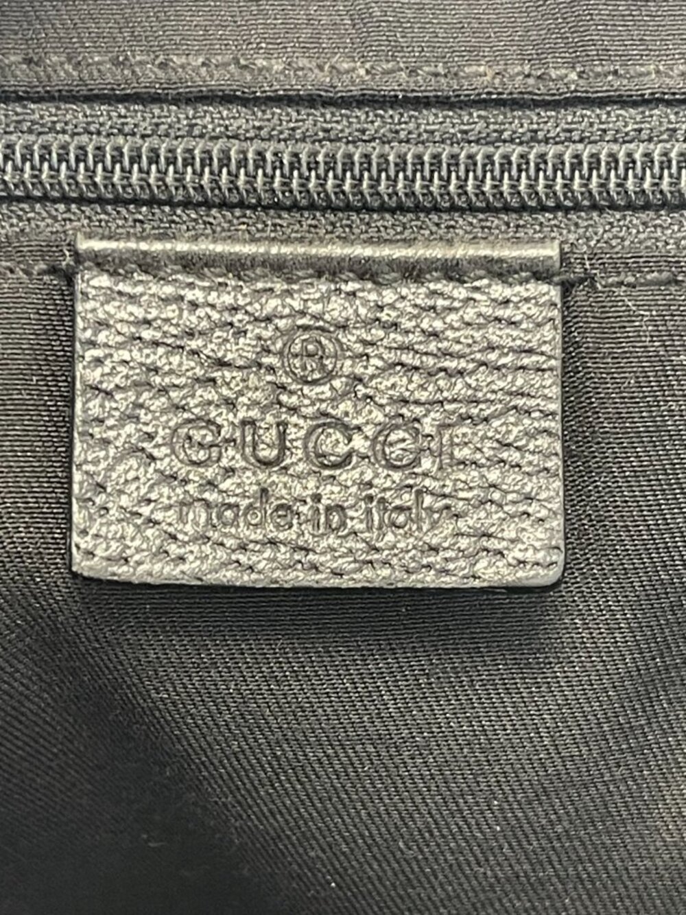 Gucci GG Canvas and Leather Princy Tote, Medium in Black - Preowned - Picture 10 of 12